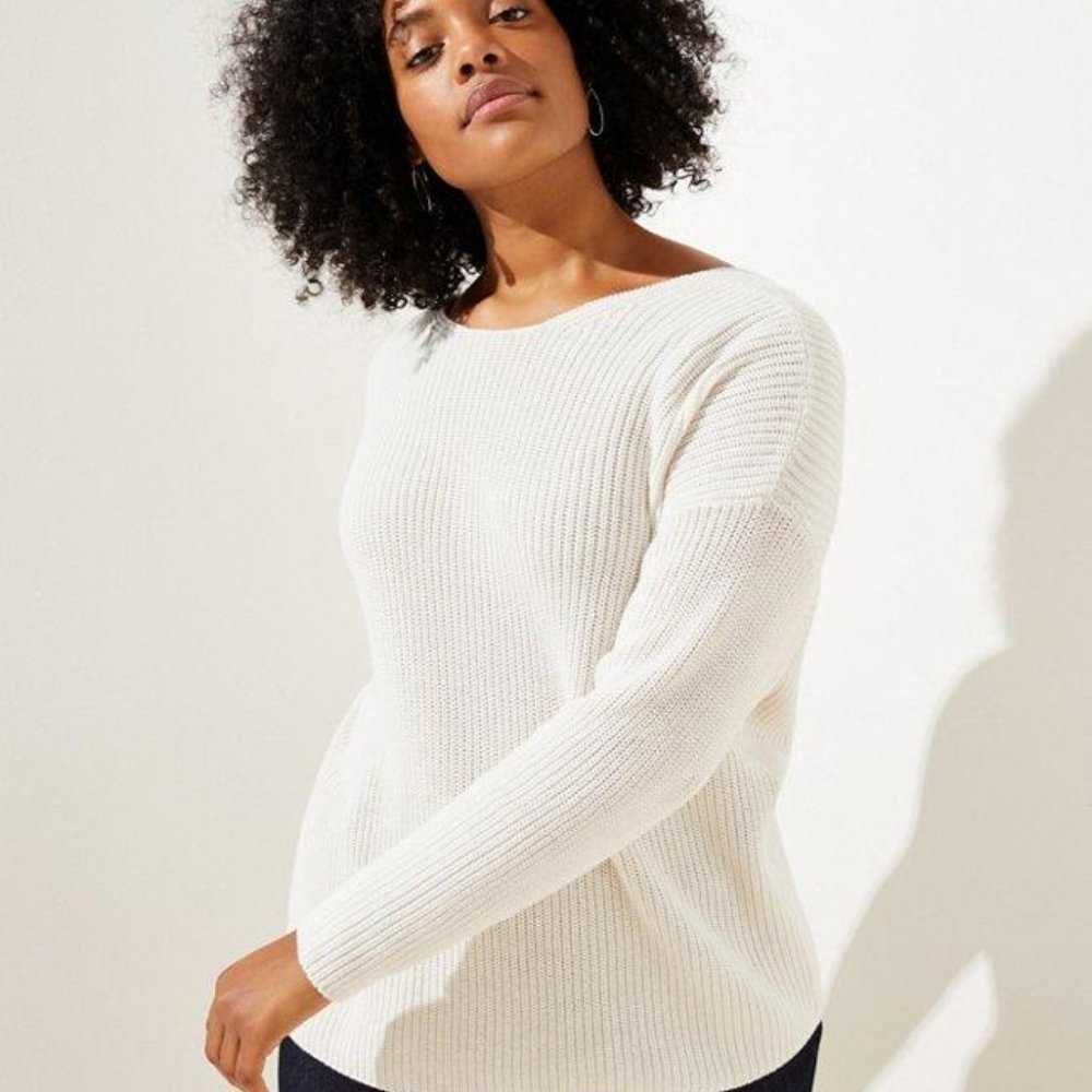Loft Plus 22/24 Tie Back Sweater